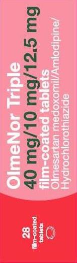 Olmenor Triple 40/10/12.5mg